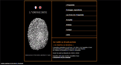 Desktop Screenshot of lempreinte-gravure.com