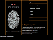 Tablet Screenshot of lempreinte-gravure.com